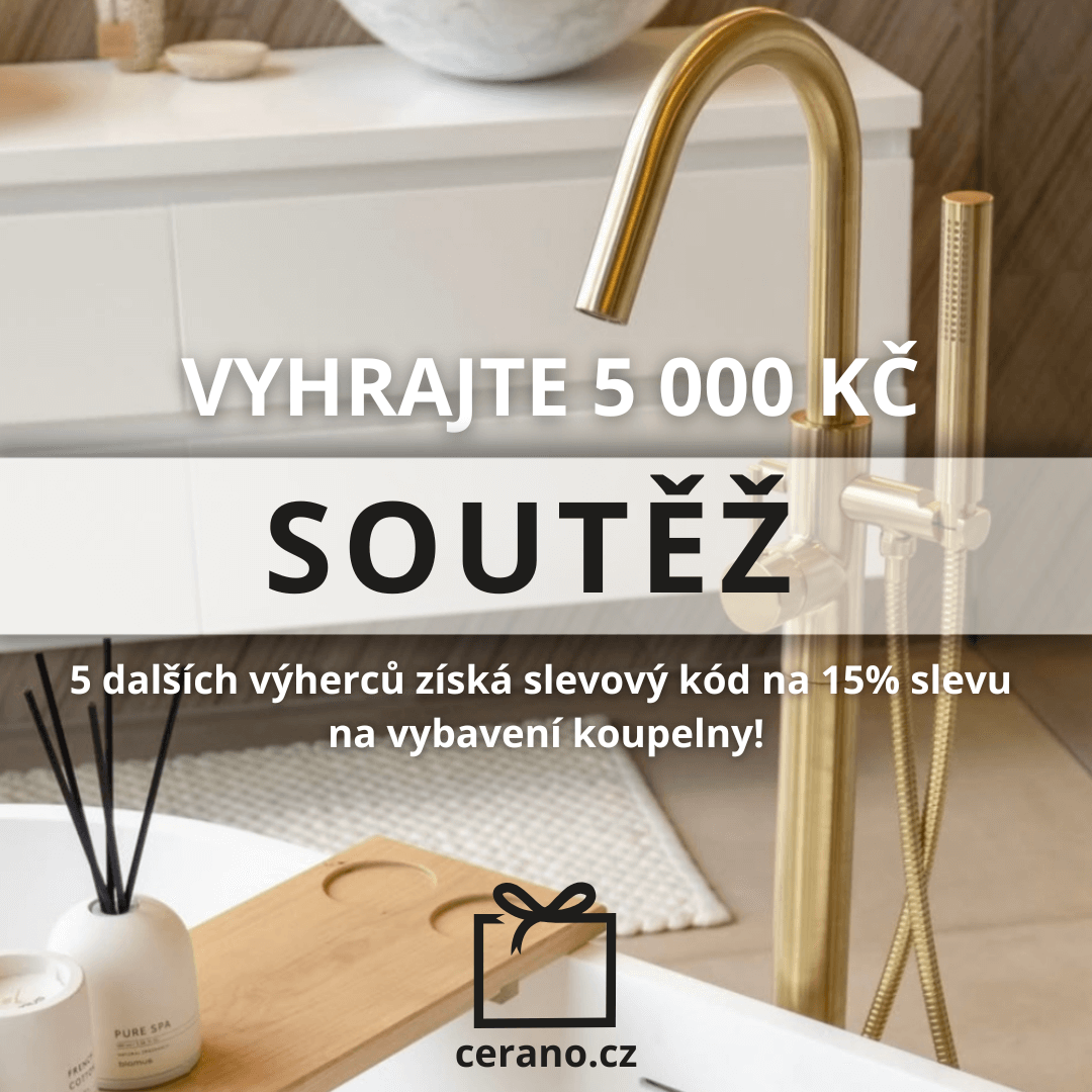 SOUTĚŽ: Řekněte, co na své koupelně milujete nejvíce, a vyhrajte 5 000 Kč