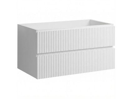 80 bílá rýhovaná