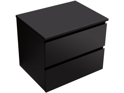 476387 1 cerano koupelnova skrinka carole s deskou pod umyvadlo 18 mm cerna matna 61x49 8x46 5 cm