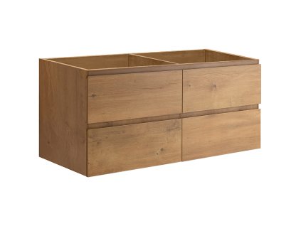 CERANO - Fürdőszobaszekrény mosdó alá Carole - mézes tölgy - 119x48x45 cm