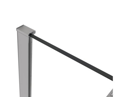 CERANO - Profil Walk-in Onyx zuhanykabinokhoz - 8 mm - króm - 15 mm