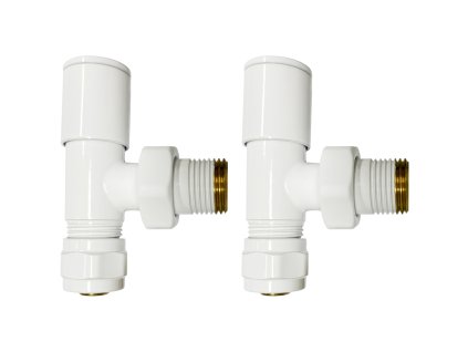 478123 3 cerano pripojovaci sada radiatorovych ventilu rohova bila