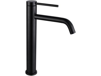 428155 9 nioro umyvadlova stojankova baterie lunar vysoka cerna matna