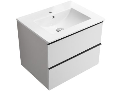 664873 cerano koupelnova skrinka pod umyvadlo s uchytkou velora keramicke umyvadlo todo bila matna cerna uchytka 59x49 8x46 cm