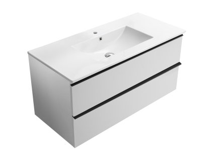 664867 cerano koupelnova skrinka pod umyvadlo s uchytkou velora keramicke umyvadlo todo bila matna cerna uchytka 99x49 8x46 cm