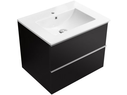664933 4 cerano koupelnova skrinka pod umyvadlo s uchytkou velora keramicke umyvadlo todo cerna matna chromova uchytka 59x49 8x46 cm