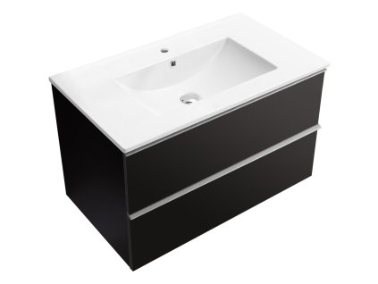 665413 cerano koupelnova skrinka pod umyvadlo s uchytkou velora keramicke umyvadlo todo cerna matna chromova uchytka 79x49 8x46 cm