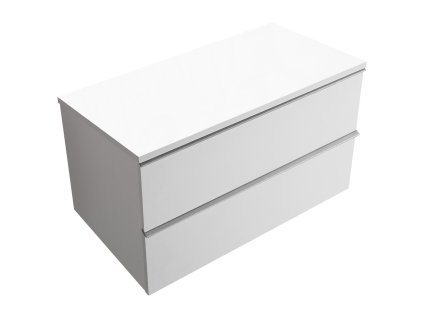 665035 5 cerano koupelnova skrinka pod umyvadlo s uchytkou deskou pod umyvadlo velora 18 mm bila matna chromova uchytka 69x49 8x46 cm
