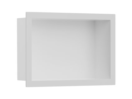 CERANO - Süllyesztett polc/fülke csempeszegéllyel - matt fehér - 30x20x10 cm