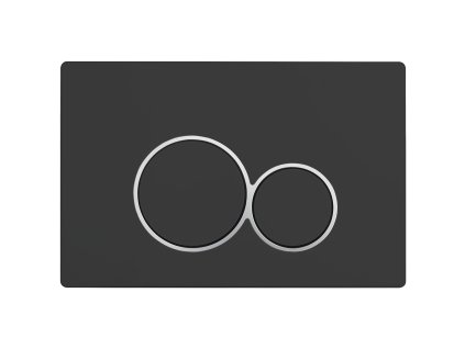 CERANO - WC öblítőgomb Lite/Duo - ABS - matt fekete