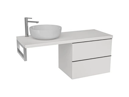 bílá černá chrom