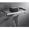 CERANO - Fali polc törölközőtartóval Alto - króm