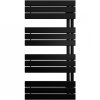 429652 4 cerano koupelnovy radiator theo l p asymetricke pripojeni 50mm 650w cerna matna 1200x500 mm
