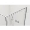 CERANO - Zuhanykabin Porte B/J - 8 mm - króm, átlátszó üveg - 90x100x195 cm - forgatható