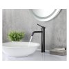 NIORO - Lunar álló mosdócsaptelep - magas - matt fekete