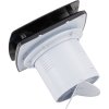 CERANO - Fürdőszobai axiálventilátor, 12 W, 100 mm-es csővezeték - matt fekete