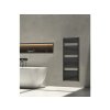 663979 cerano koupelnovy radiatorovy set vincenzo ustredni vytapeni bocni pripojeni 500w cerna matna 1330x450 mm