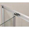 CERANO - Versaro B/J zuhanykabin - 6 mm - króm, átlátszó üveg - 110x90 cm - kihúzható
