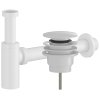 CERANO - Mosdószifon - műanyag - DN40/300mm - klikk-klakk kifolyóval - univerzális - műanyag - fényes fehér