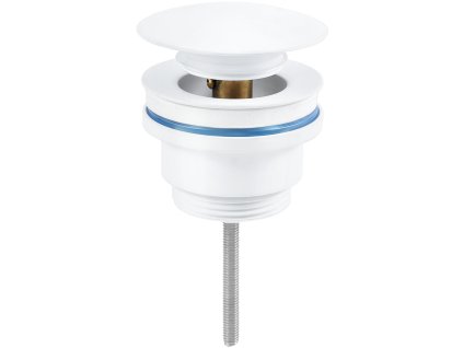 CERANO - Odpływ umywalkowy - 5/4" klik-klak - uniwersalny - biały mat