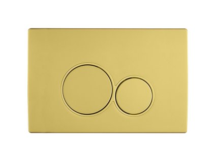 CERANO - Przycisk spłuczki toaletowej Lite/Duo - ABS - szczotkowane złoto