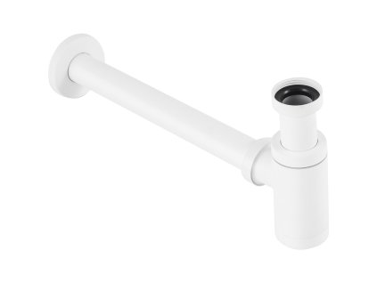 605710 cerano sifon umyvadlovy 5 4 mosaz dn32 mm bila matna