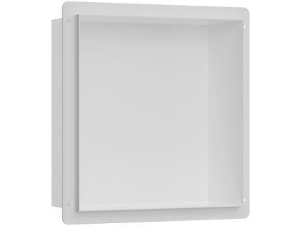 CERANO - Półka/wnęka wpuszczana do płytek - biały mat - 30x30x10 cm