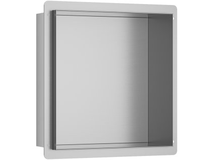 CERANO - Półka/wnęka wpuszczana do płytek - stal nierdzewna - 30x30x10 cm