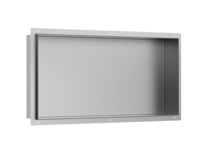 CERANO - Półka/wnęka wpuszczana do płytek - stal nierdzewna - 60x30x10 cm