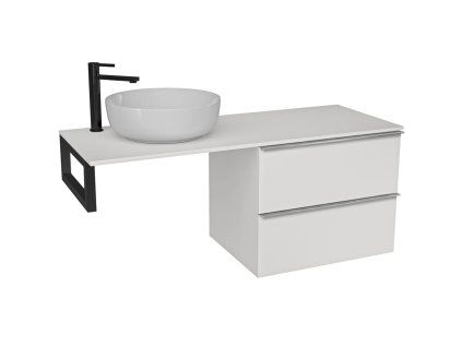 bílá černá chrom