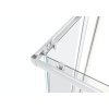 CERANO - Kabina prysznicowa Fabrizio L/R - 5 mm - chrom, szkło transparentne - 80x80x190 cm - przesuwna