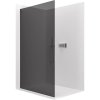 CERANO - Kabina prysznicowa typu walk-in Crystal L/R - 8 mm - system bezrozporowy - chrom, szkło grafitowe - 110x200 cm