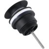 CERANO - Odpływ umywalkowy - 5/4“ klik-klak - uniwersalny - czarny mat