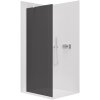 CERANO - Kabina prysznicowa typu walk-in Onyx YL/P - 8 mm - wspornik okrągły - chrom, szkło grafitowe - 30x200 cm
