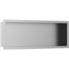 653263 cerano zapustna policka nika s okrajem do obkladu nerezova 60x20x10 cm