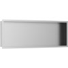 CERANO - Półka/wnęka wpuszczana z krawędzią do płytek - stal nierdzewna - 90x30x10 cm