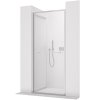 CERANO - Drzwi prysznicowe przesuwne Versaro L/P - 6 mm - chrom, szkło transparentne - 90x195 cm - chowane