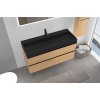 670150 cerano koupelnova skrinka velora dub medovy uchytka cerna umyvadlo s otvorem pro baterii z liteho mramoru vita cerna 100x53x46 cm