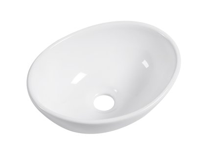 476999 1 cerano umyvadlo keramicke minio na desku bila leskla 34 5x26 cm