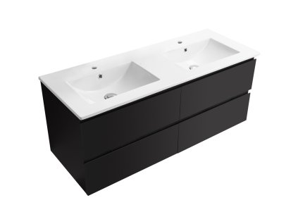 476333 3 cerano koupelnova skrinka carole keramicke dvojumyvadlo todo cerna matna 121x49 5x46 5 cm
