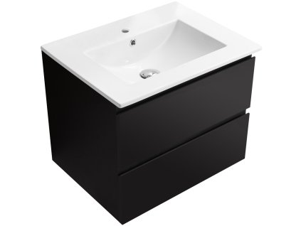 476324 1 cerano koupelnova skrinka carole keramicke umyvadlo todo cerna matna 61x49 5x46 5 cm