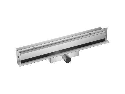 CERANO - Sprchový odtokový žľab k stene, sifón - nerez - DN40 - 74 cm