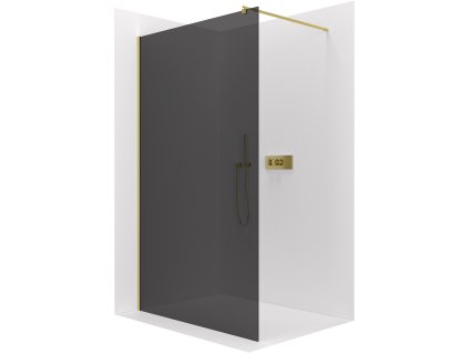483094 2 cerano sprchova zastena walk in onyx round l p 8 mm kulata vzpera zlata kartacovana grafitove sklo 90x200 cm