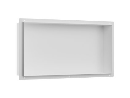 CERANO - Zápustná polička/nika do obkladu - biela matná - 60x30x10 cm