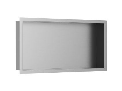 CERANO - Zápustná polička/nika s okrajom do obkladu - nerezová - 60x30x10 cm