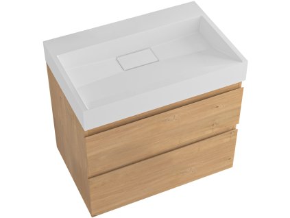 669031 1 cerano koupelnova skrinka carole dub medovy umyvadlo z lit mramoru vita bila matna 70x58x46 cm