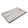 410129 1 cerano sprchova vanicka obdelnikova docia sifon nerezovy kryt cerna matna 80x70 cm
