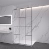 492712 3 cerano sprchova zastena walk in onyx top round l p 8 mm kulata vzpera bila matna industrialni sklo 130x200 cm