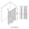 492856 cerano sprchova zastena walk in onyx top round l p 8 mm kulata vzpera cerna matna mlecne sklo 110x200 cm