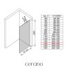 488989 1 cerano sprchova zastena walk in onyx y l p 8 mm chrom grafitove sklo 140x200 cm